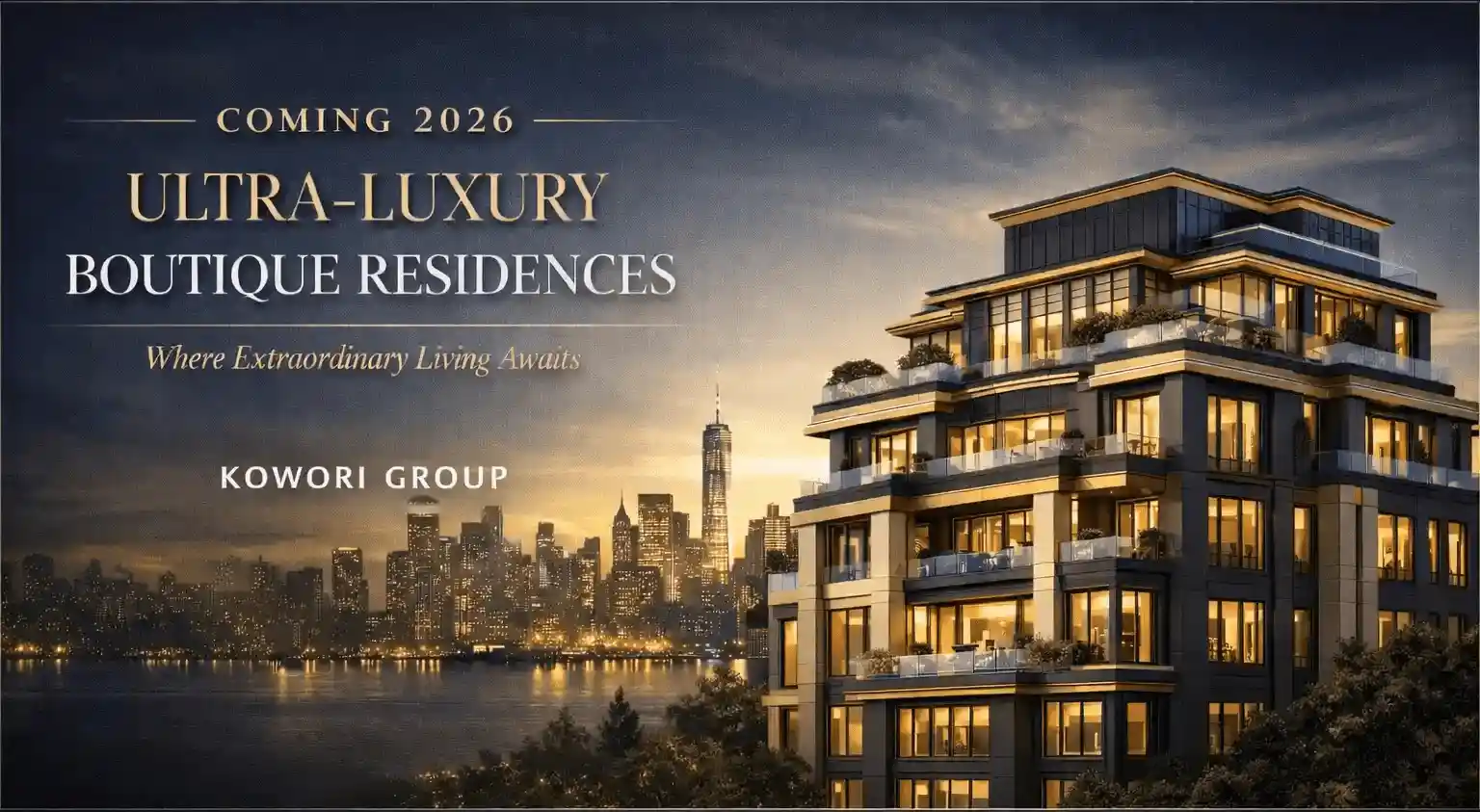 Kowori Group New Luxury Projects Banner